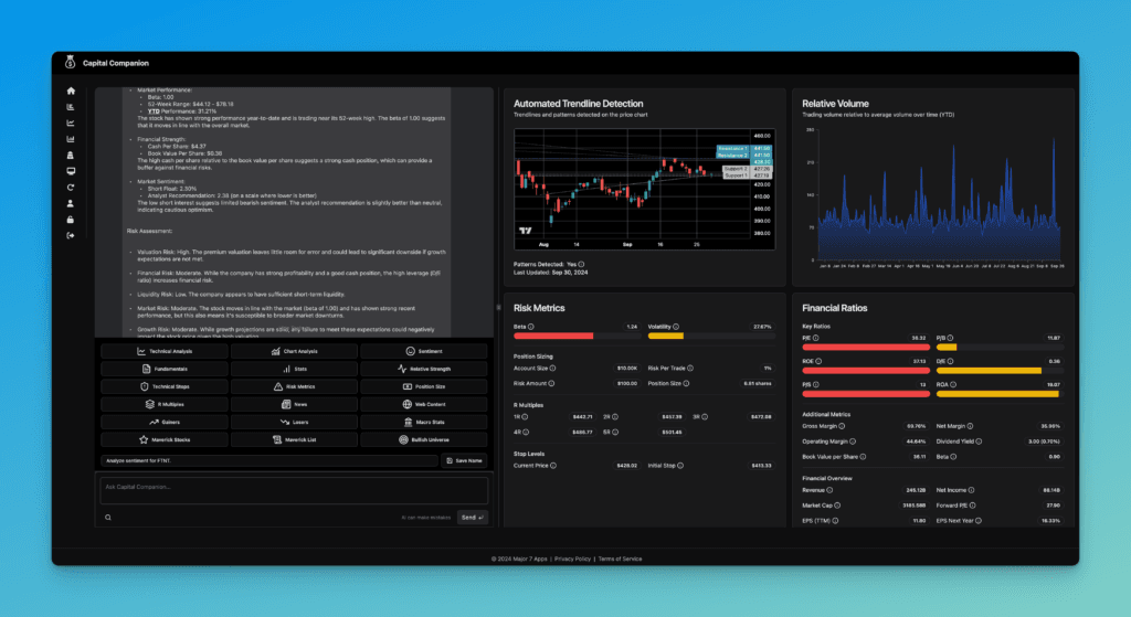Capital Companion Dashboard